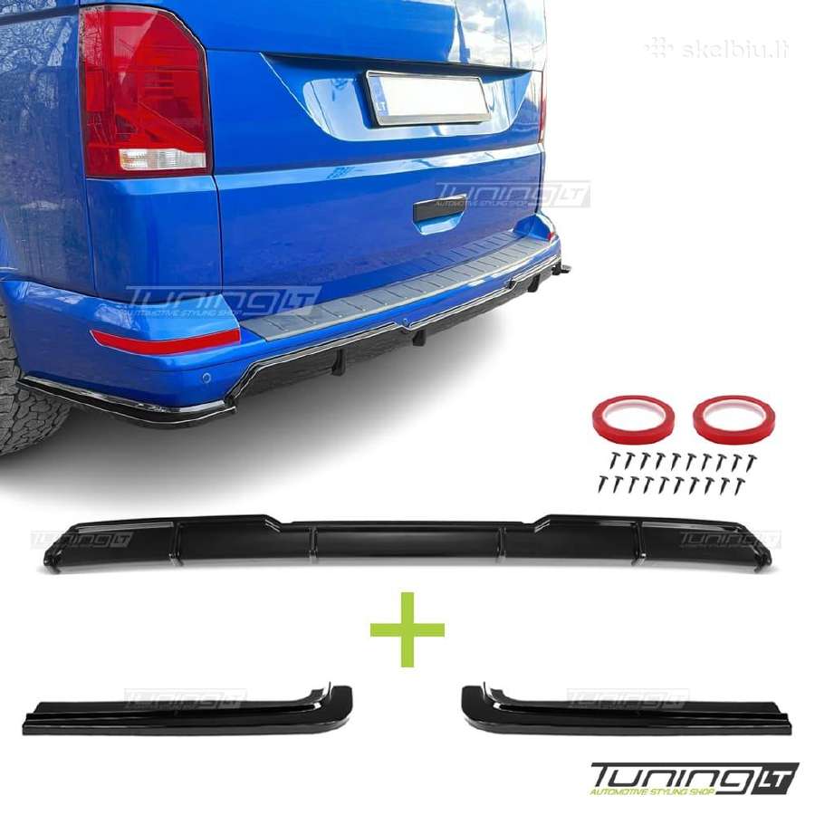VW T6 / T6.1 Galinio Bamperio Apdailų komplektas