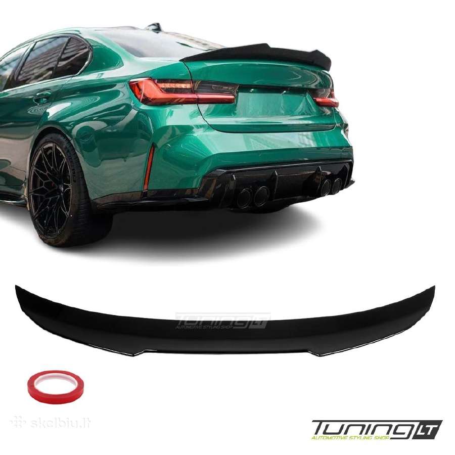 Bmw G20 / G80 skirtas juodas Psm style Spoileris