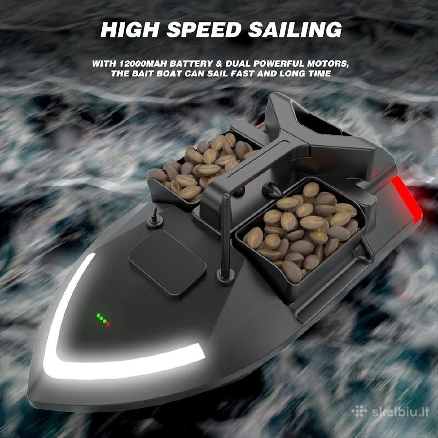 Flytec V020 Žvejybos pašarų gabenimo laivelis GPS - nuotraukos Nr. 5
