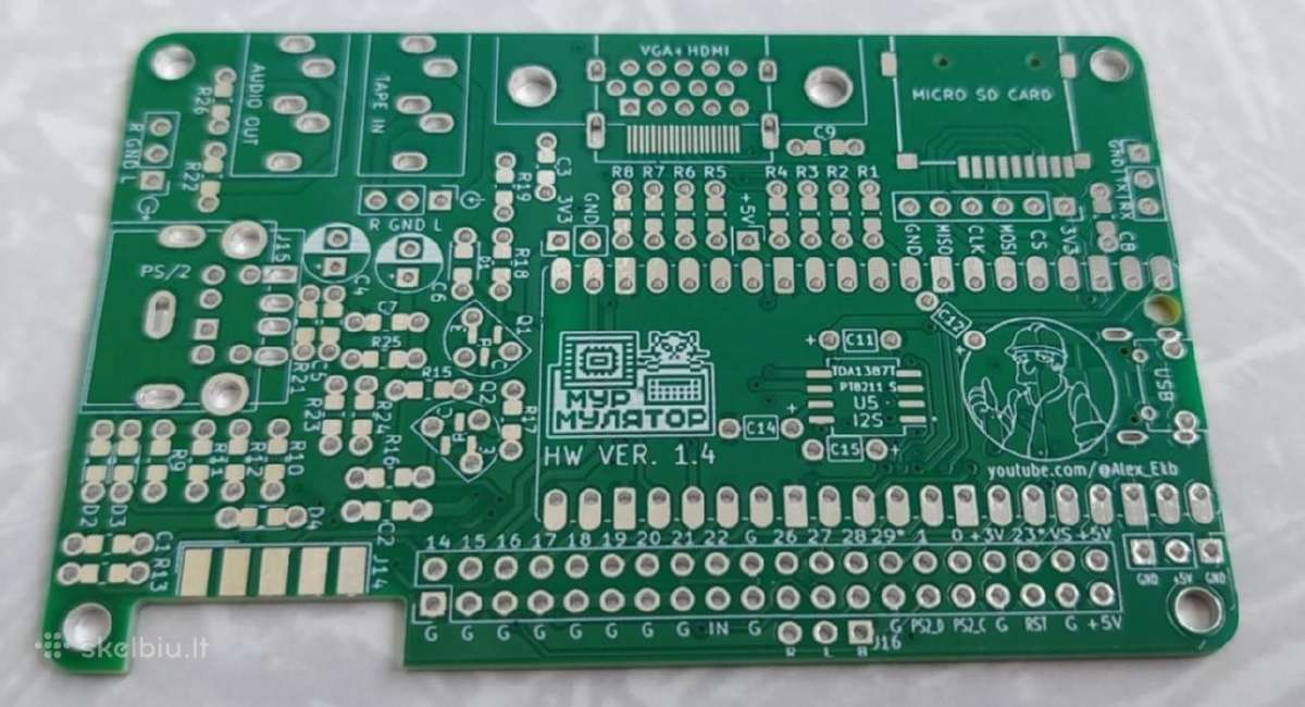 Pcb plokštės Murmulator, Frank Zx Spectrum - nuotraukos Nr. 2
