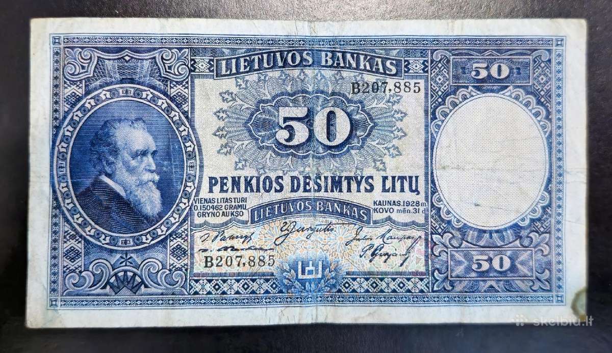 Parduodami abu banknotai - nuotraukos Nr. 2
