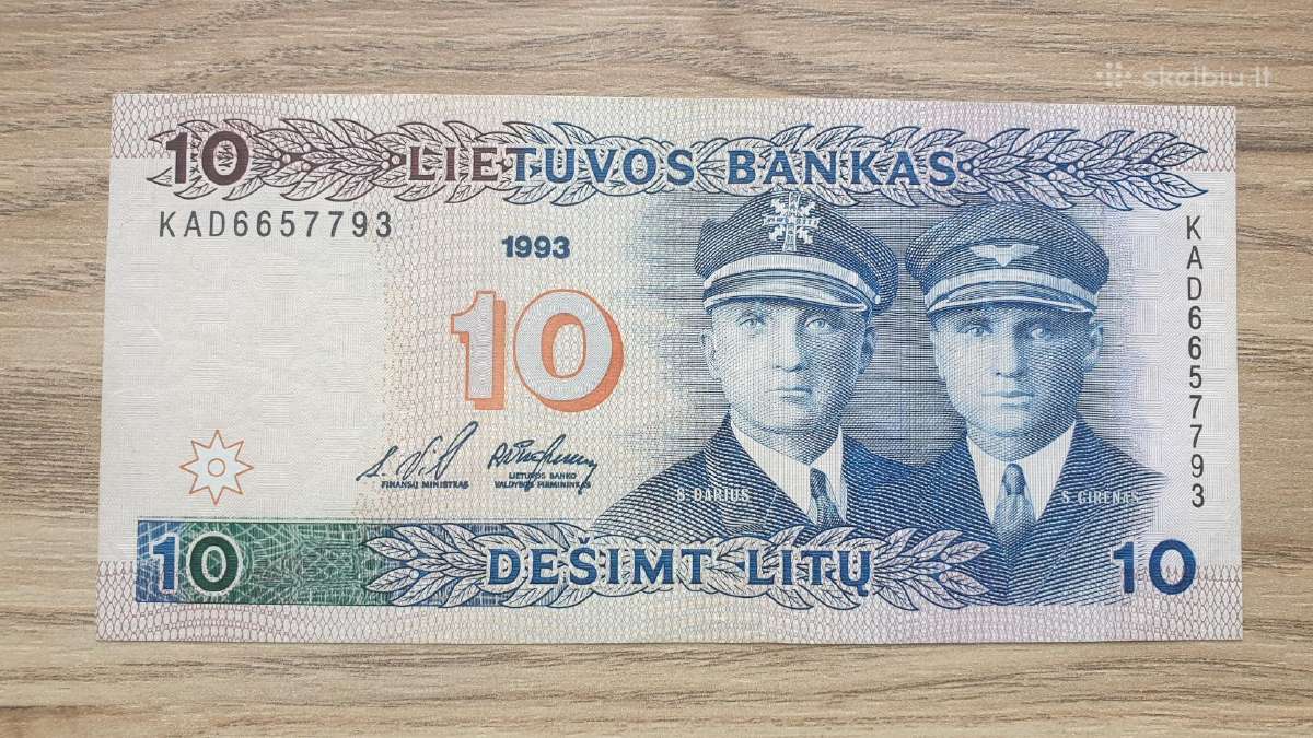 1993 metų 10 litų