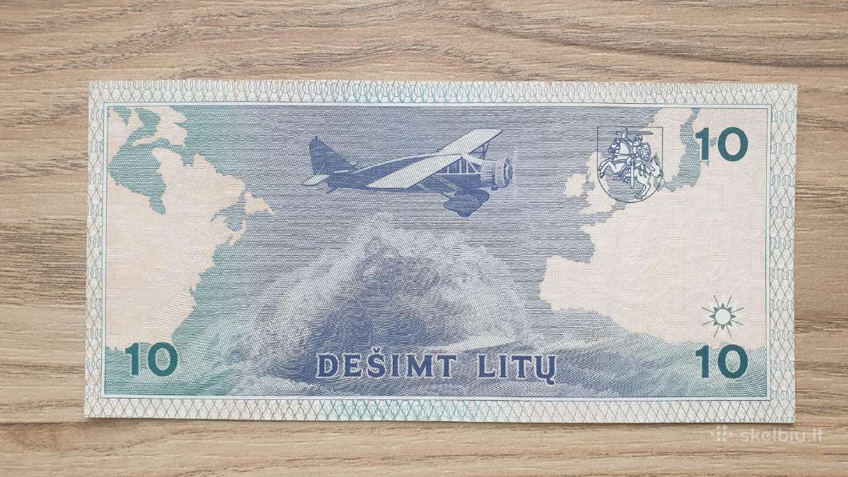1993 metų 10 litų - nuotraukos Nr. 2