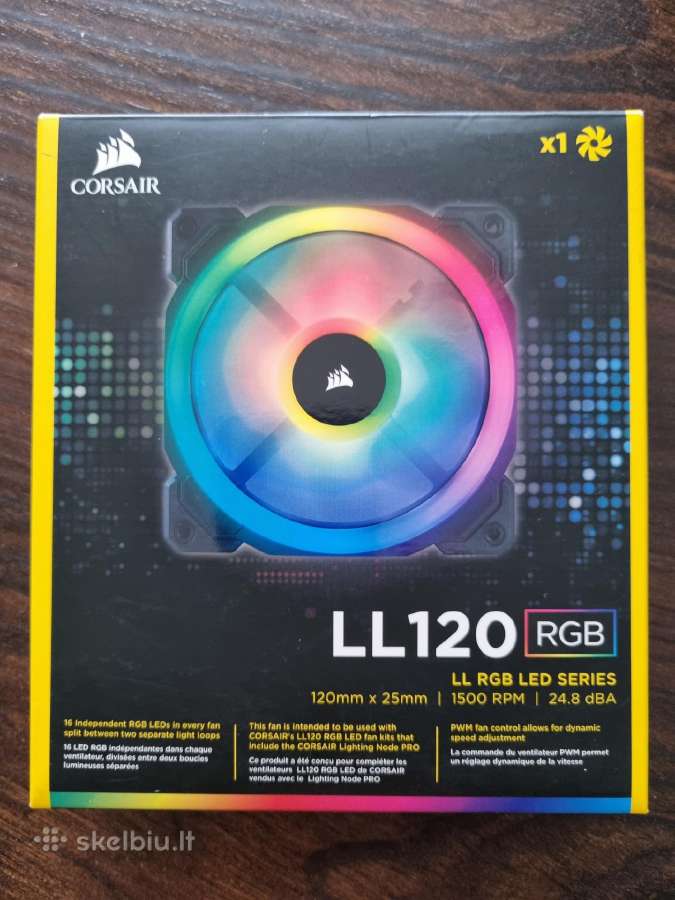 Ll120 Rgb 120mm Dual Light Loop Rgb LED Pwm Fan