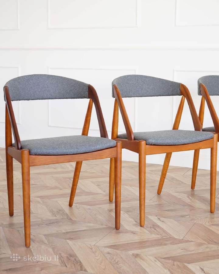 Restauruotos Danijos dizainerio kėdės - nuotraukos Nr. 6
