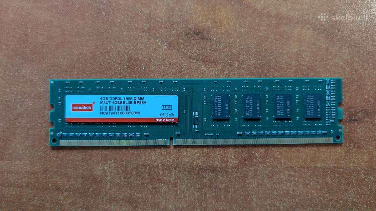 Dimm 4gb Ddr3l 1866 MHz - nuotraukos Nr. 2