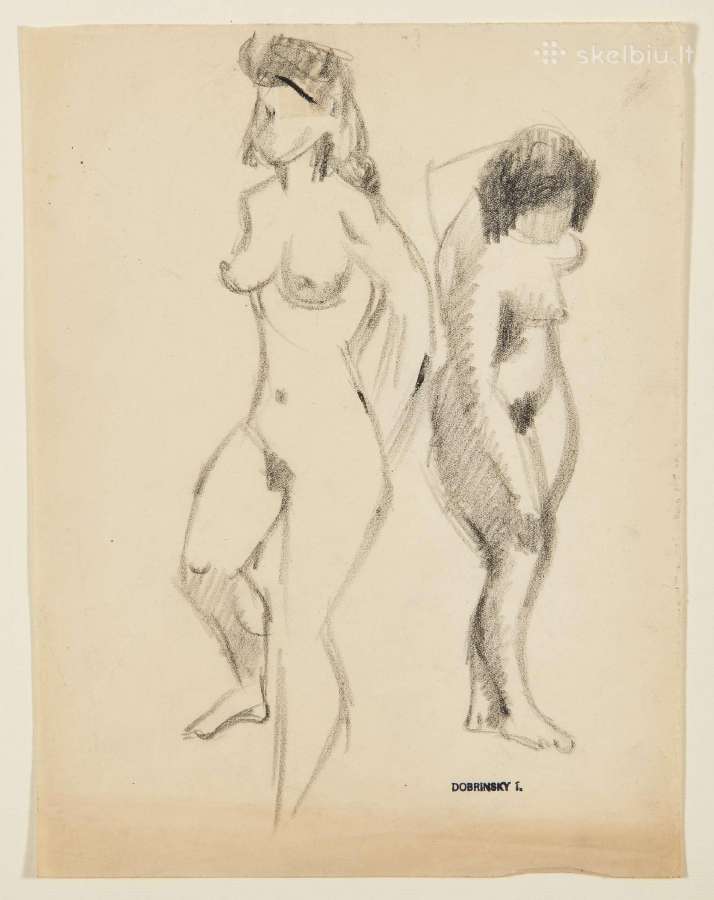Litvako Isaac Dobrinsky (1891- 1973) piešinys - nuotraukos Nr. 2