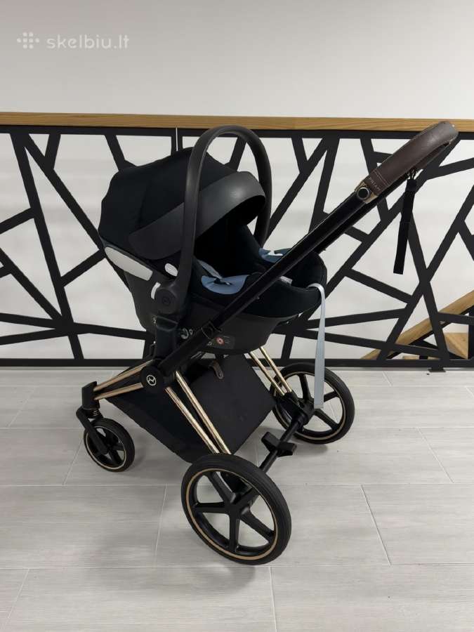 Puikios būklės Cybex Priam Spring Blossom 4in1! - nuotraukos Nr. 6