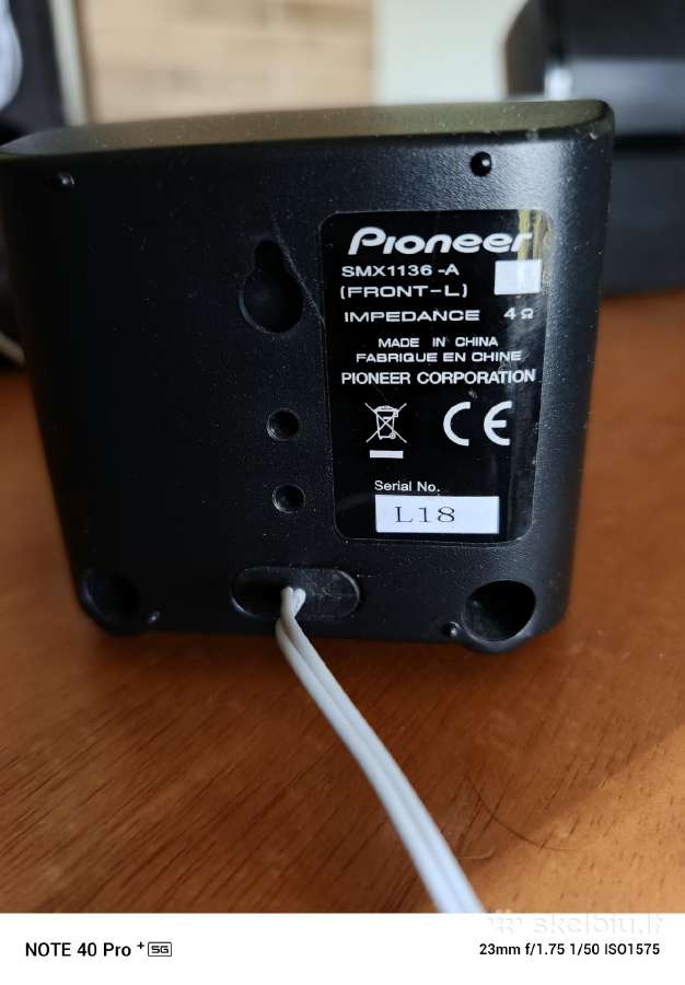 Kolonėlės Pioneer - nuotraukos Nr. 6