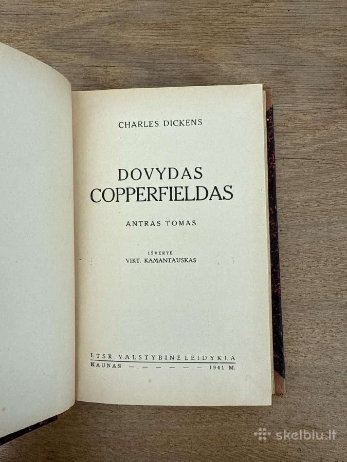 Dovydas Copperfieldas ( II tomas) 1941 m.