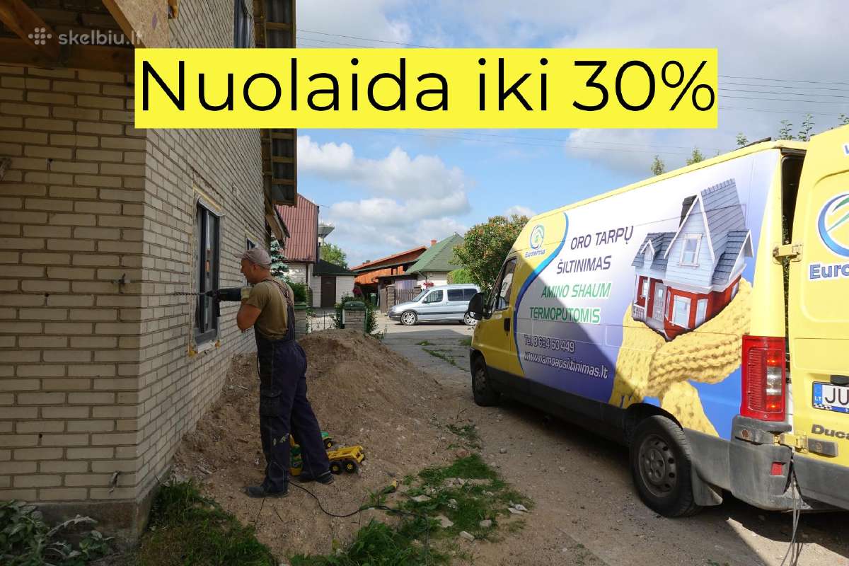 Šiltinimas termoputomis, poliuretanu,ekovata,knauf