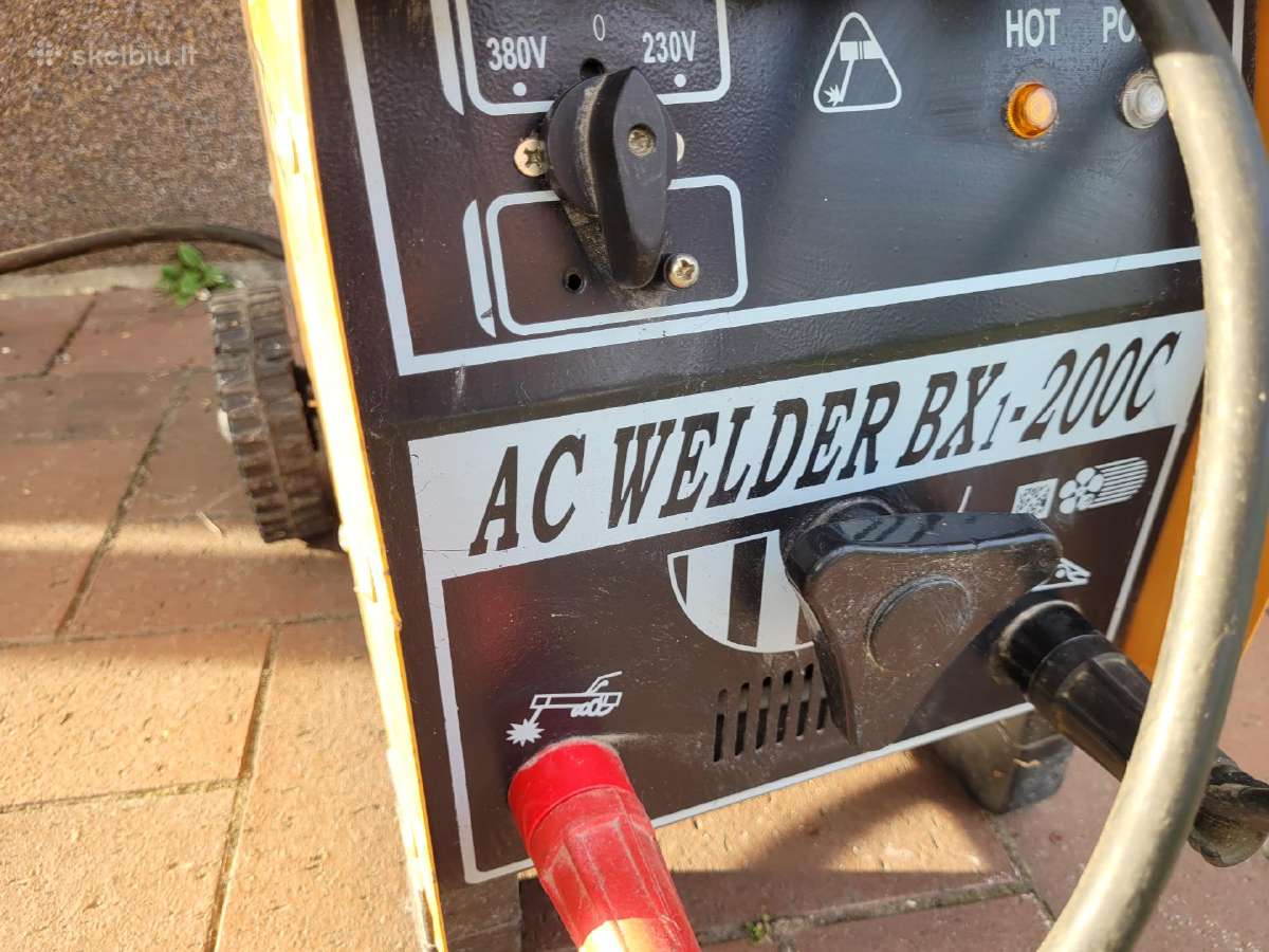 Suvirinimo aparatas Ac-welder Bx1-200c - nuotraukos Nr. 7
