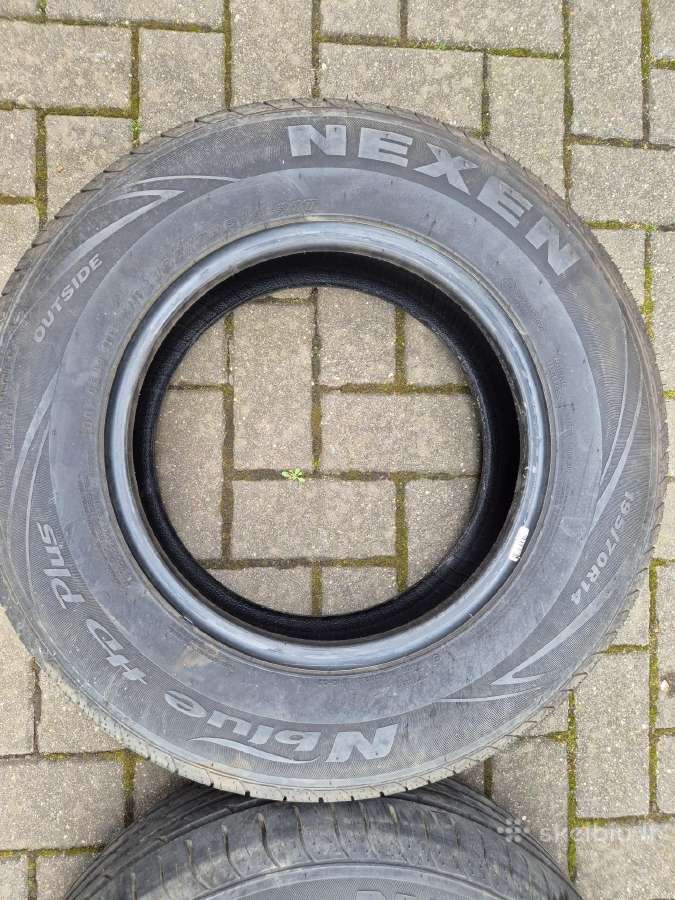 Dvi geros vasarinės 195/70 R14 Nexen - nuotraukos Nr. 6