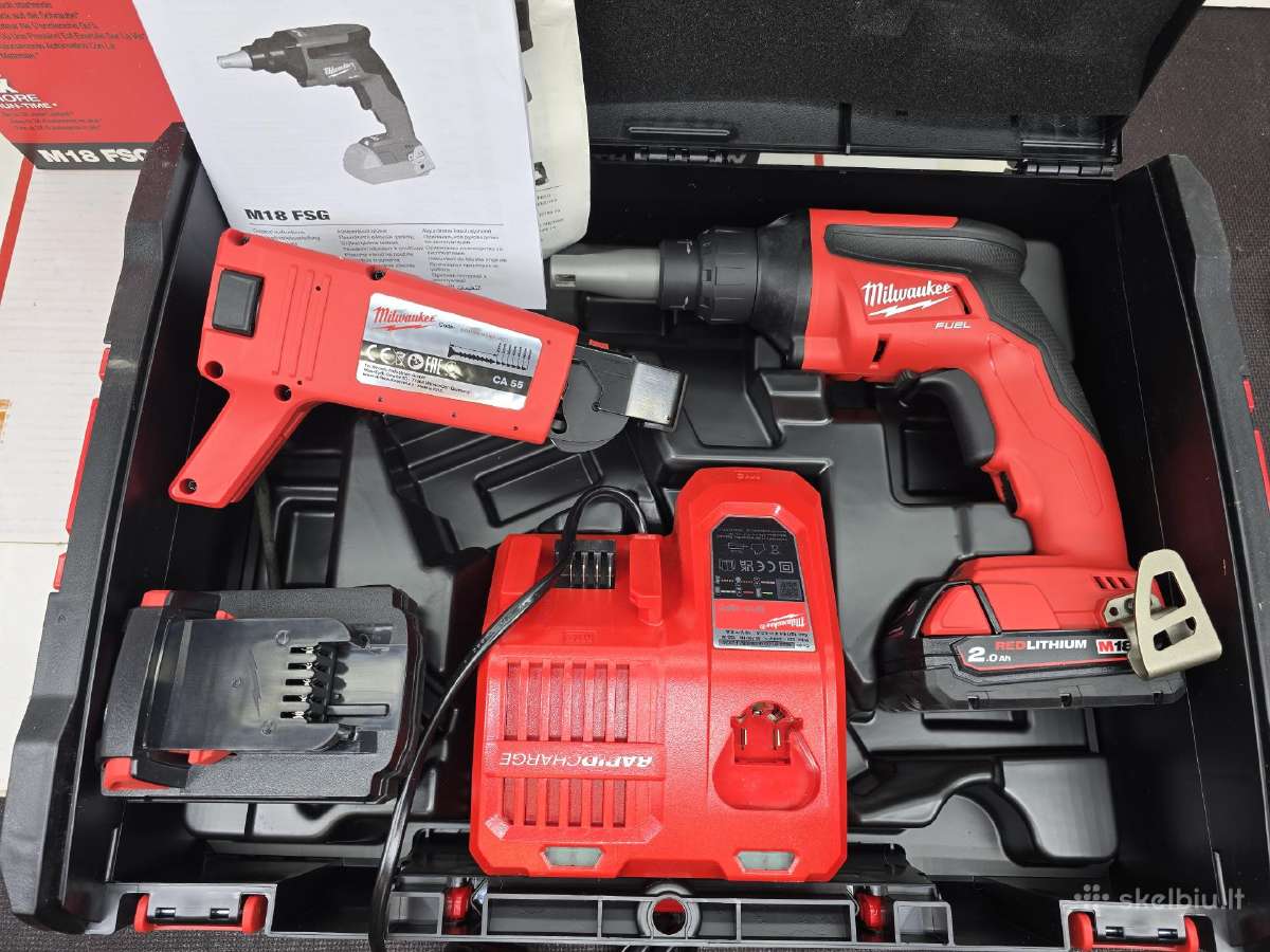 Akumuliatorinio juostinio suktuvo Milwaukee M18 FS - nuotraukos Nr. 2