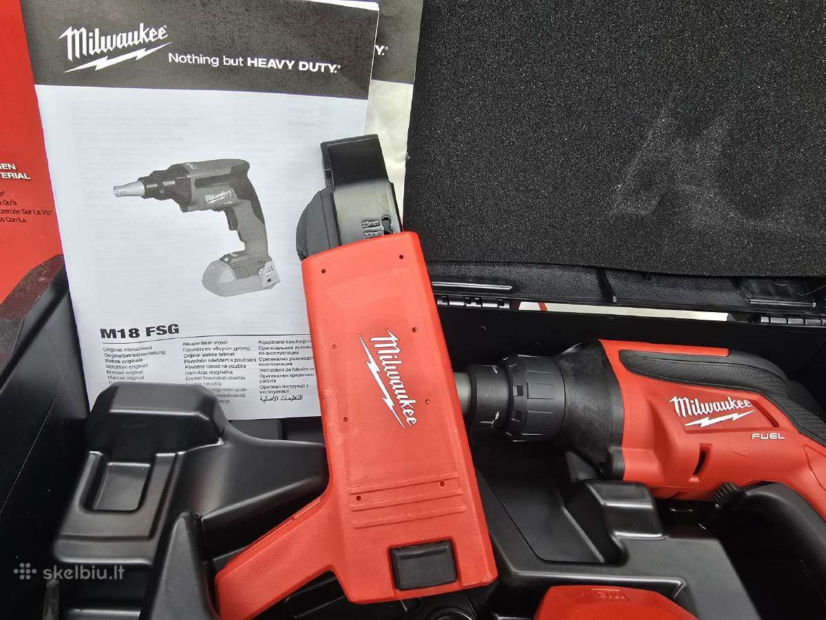 Akumuliatorinio juostinio suktuvo Milwaukee M18 FS - nuotraukos Nr. 6