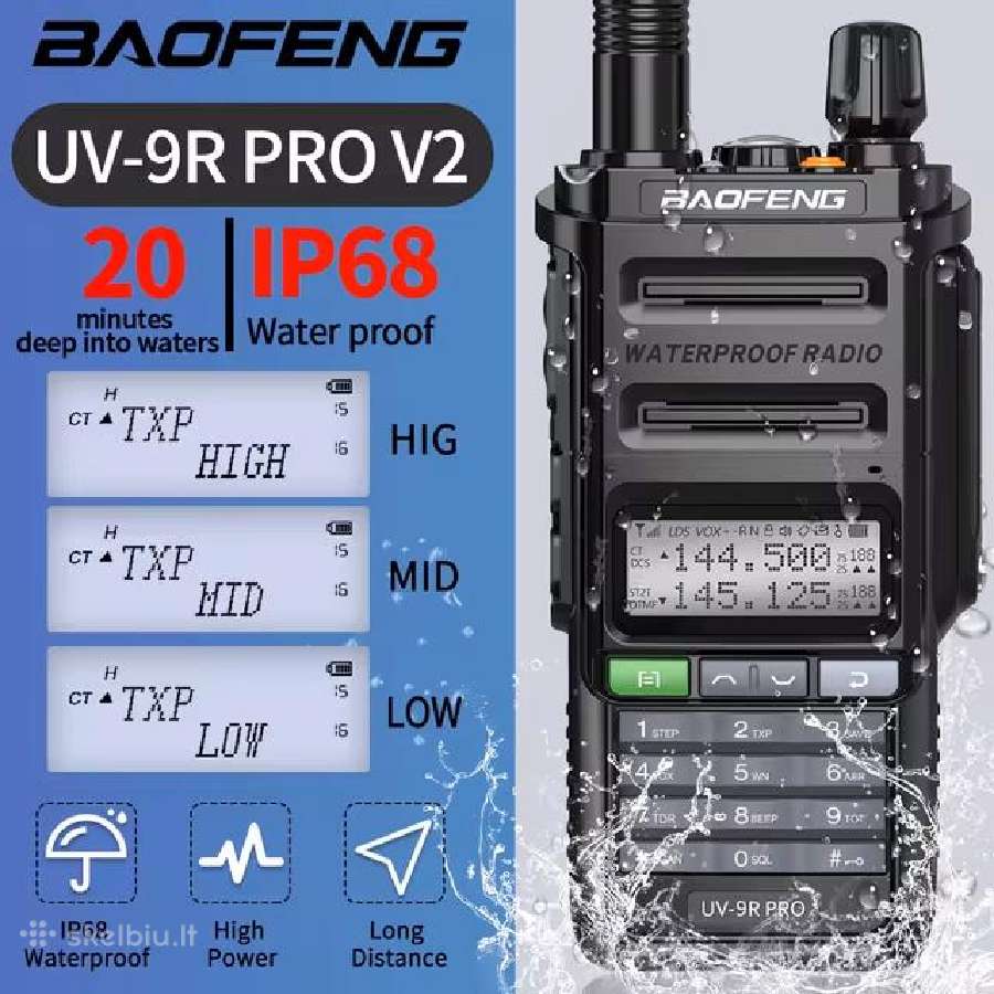 Uv-9r Pro V2 - tinka net kariškiams 16 km - nuotraukos Nr. 5