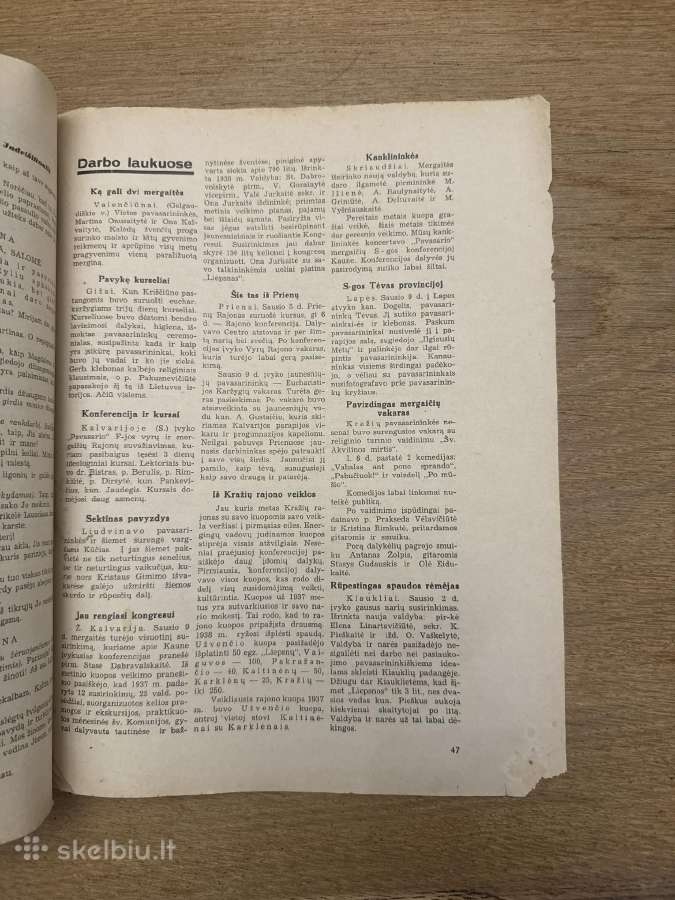 Liepsnos 1938m. Sausis. nr. 2 (26) - nuotraukos Nr. 6