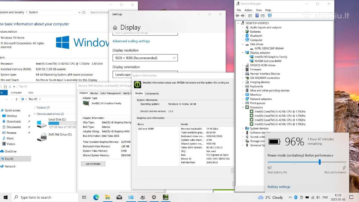 Lenovo Z50-70 15.6 i7 8gb SSD nvidia - nuotraukos Nr. 10