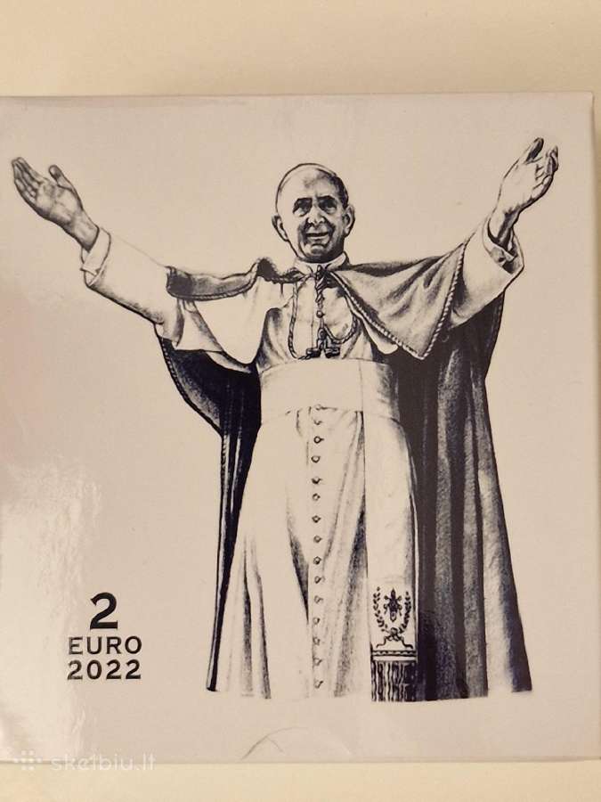 Vatikanas 2 Eur Proof 2021, 2022, 2023, 2024 m. - nuotraukos Nr. 4