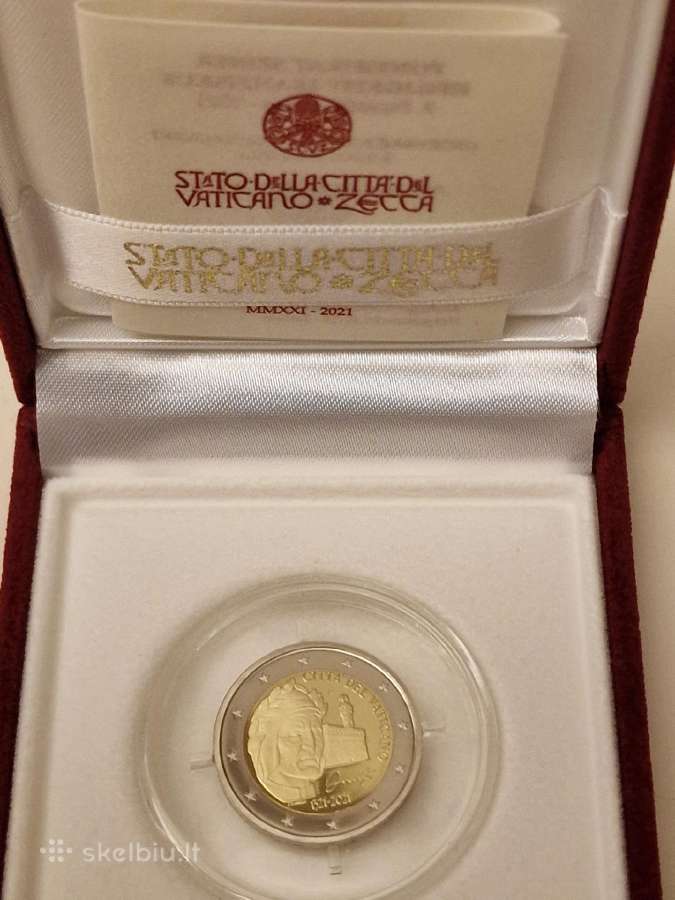 Vatikanas 2 Eur Proof 2021, 2022, 2023, 2024 m. - nuotraukos Nr. 10