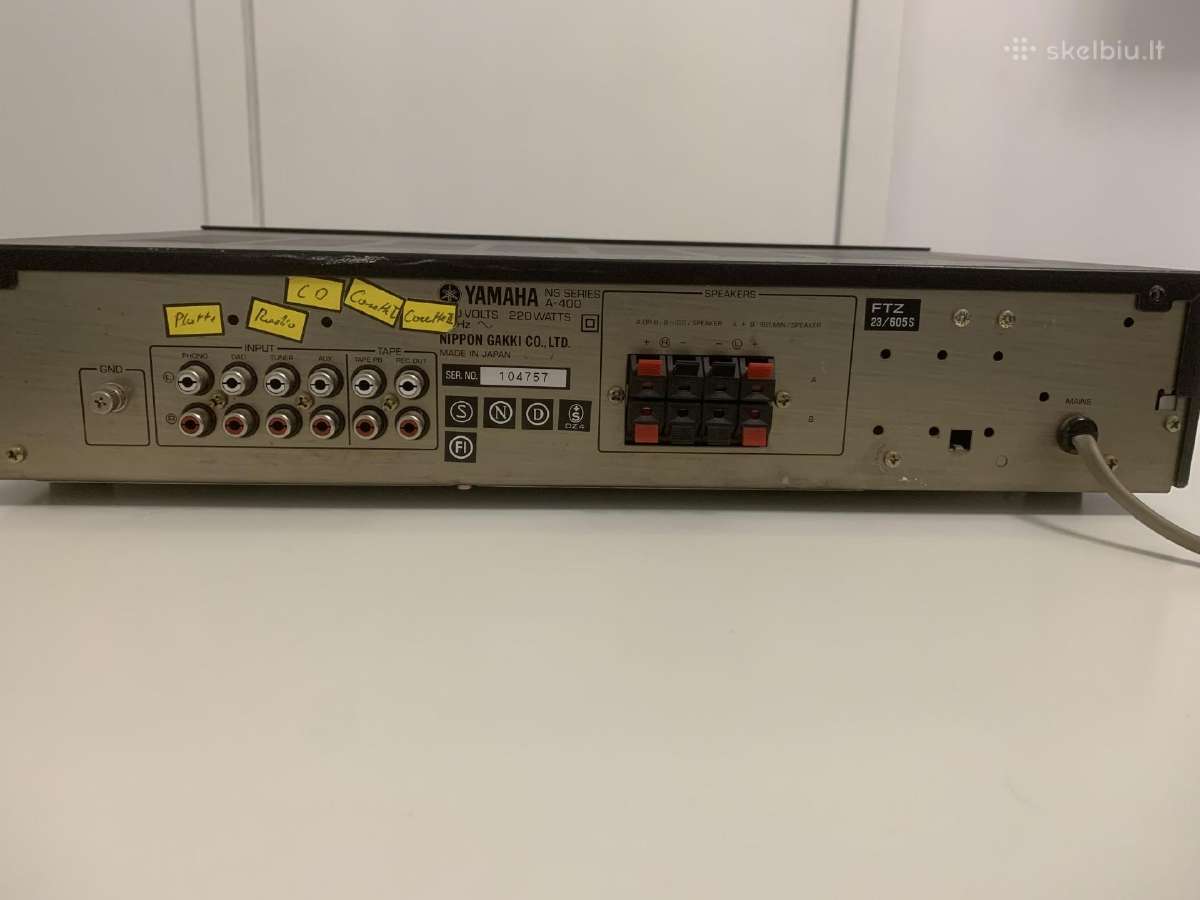 Yamaha A-400 - nuotraukos Nr. 2