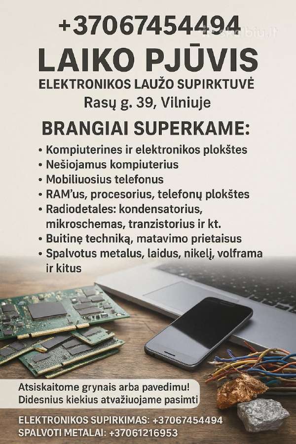 Elektronikos ir metalo supirkimas