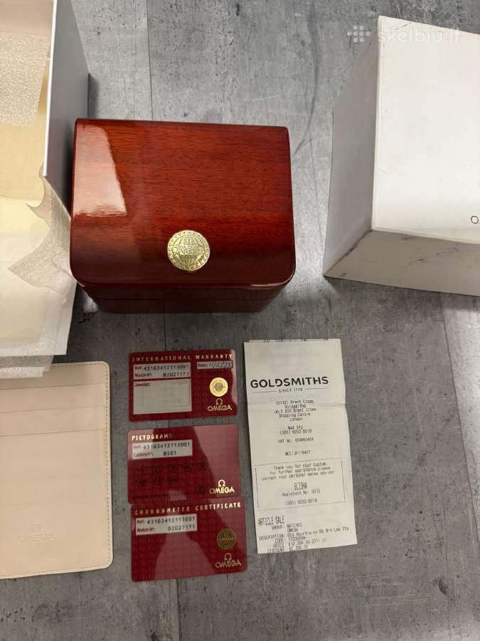 Omega De Ville Hour Vision 18k Red Gold - nuotraukos Nr. 6