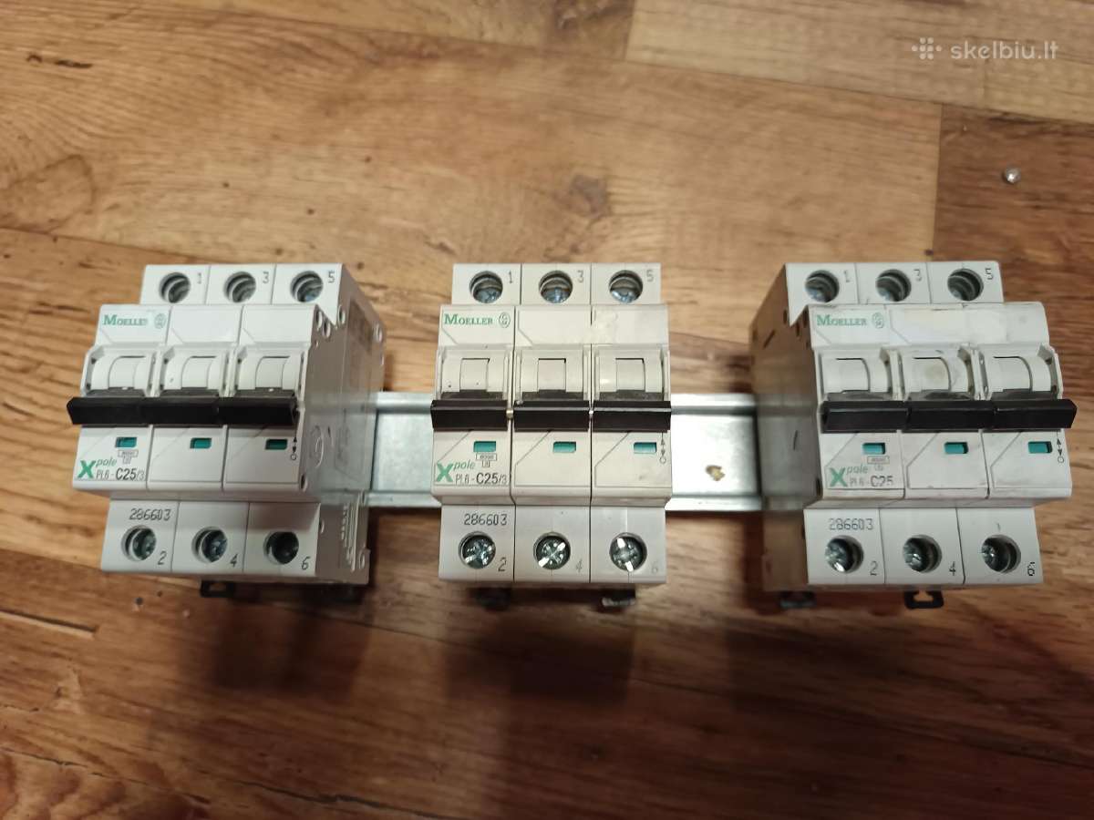 Moduliniai automatiniai jungikliai C25 Moeller