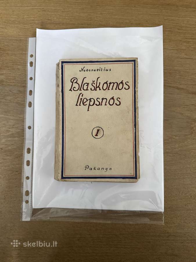 Blaškomos liepsnos I tomas. 1936 m.