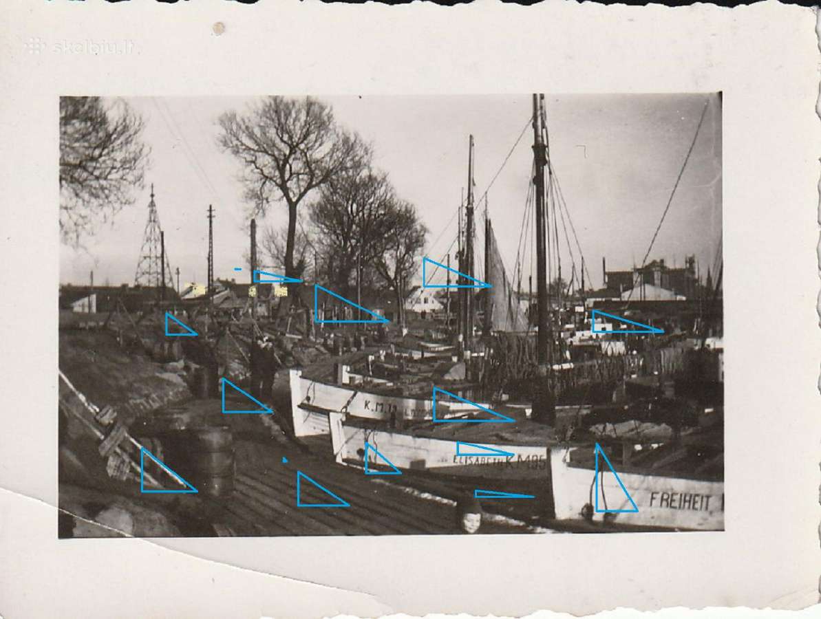 1922 Memel Originali nuotrauka
