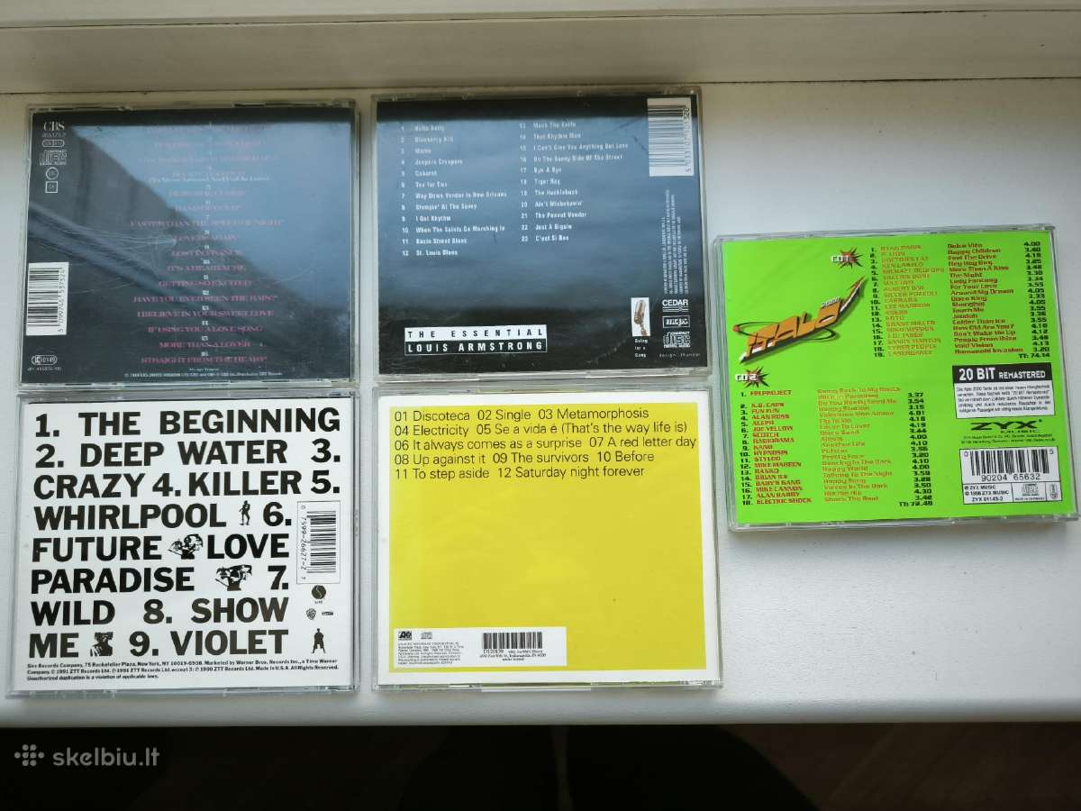 Keletas CD Petshopboys, Bonnie Tyler, Seal, Italo - nuotraukos Nr. 2