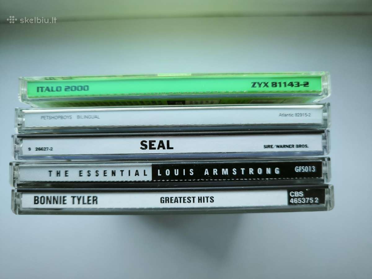 Keletas CD Petshopboys, Bonnie Tyler, Seal, Italo - nuotraukos Nr. 4