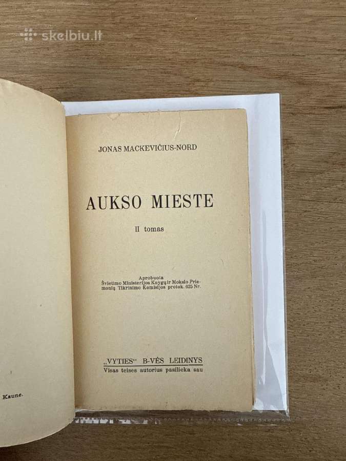 Aukso mieste. II tomas 1938 m. - nuotraukos Nr. 2