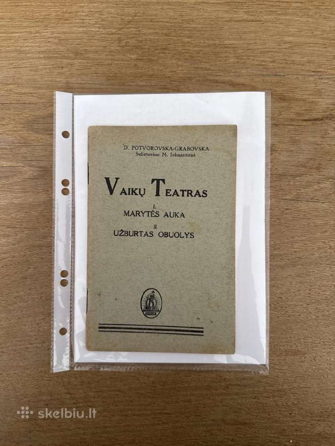 Vaikų teatras 1938 m.