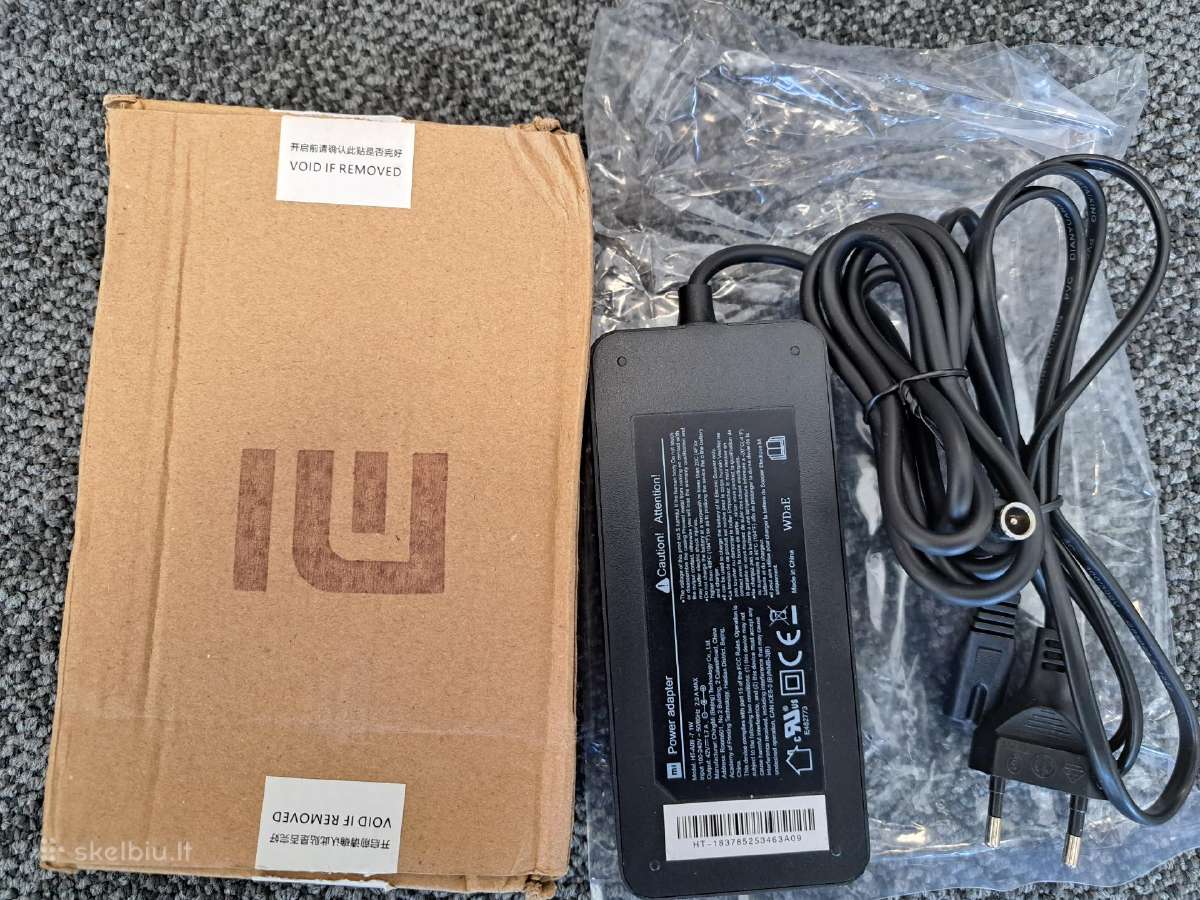 Xiaomi paspirtukų 42v 2a įkroviklis pakrovėjas - nuotraukos Nr. 2