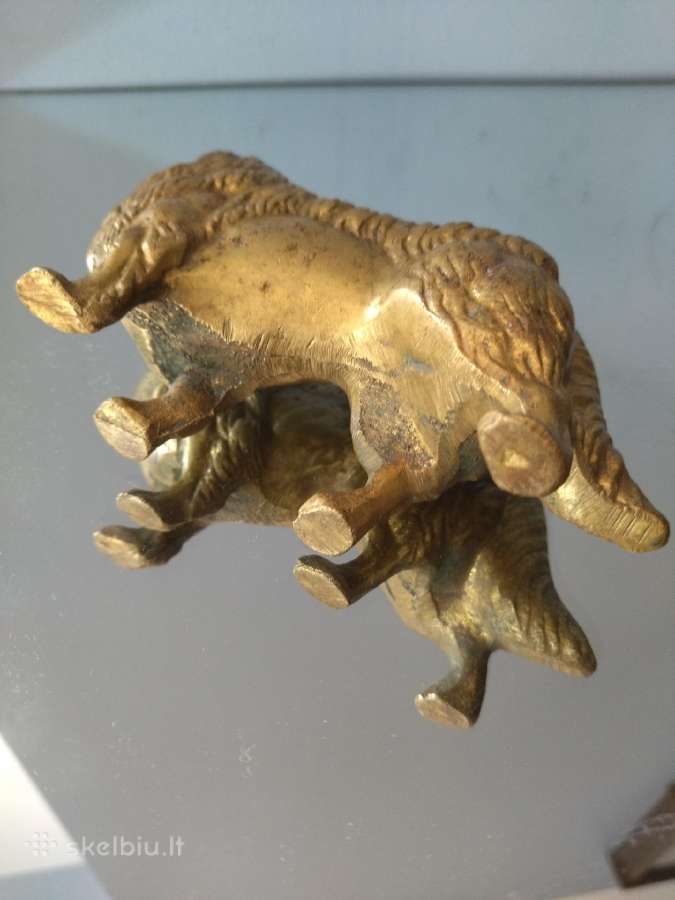 Antikvarinė bronzos statulėlė 1960-1969m. - nuotraukos Nr. 5