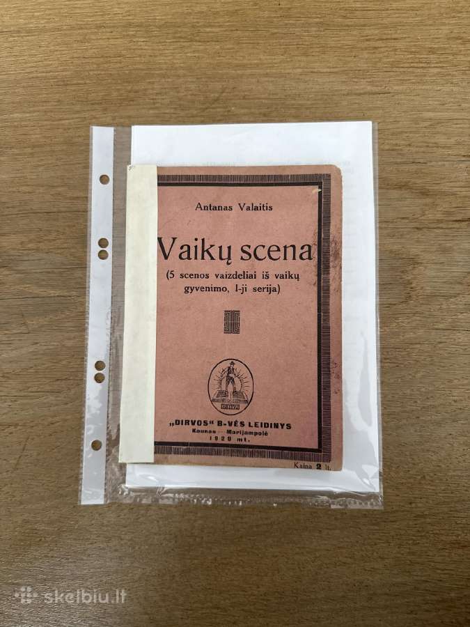 Vaikų scena 1929 m.