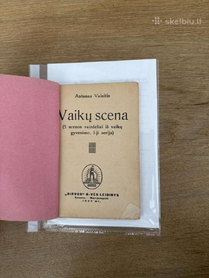 Vaikų scena 1929 m. - nuotraukos Nr. 2