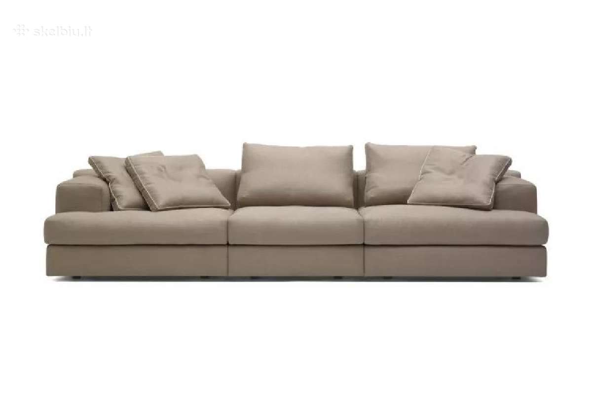 Idealios būklės pervilkta Cassina Miloe sofa