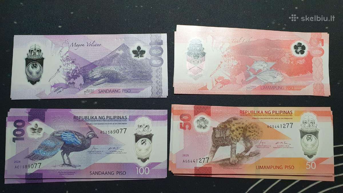 Filipinai 50 ir 100 Piso