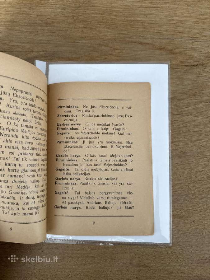 Egzaminai į operos dramos kursus 1927 m. - nuotraukos Nr. 4