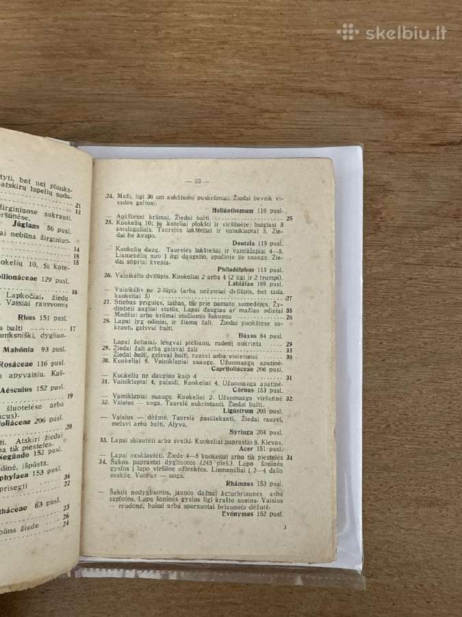 Vadovas Lietuvos augalams pažinti 1934 m. - nuotraukos Nr. 5
