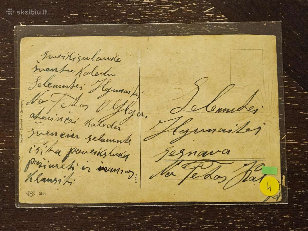 Vintažinės senos atvirutės - nuotraukos Nr. 3