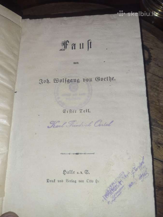 Sena vokiška knyga - nuotraukos Nr. 4