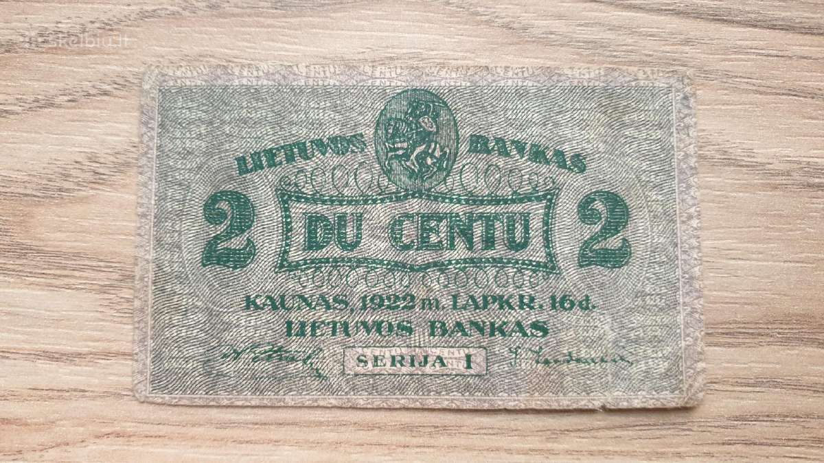 1922 metų 2 centai