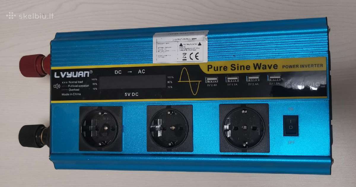 Konverteris 12-220v. 5kv - nuotraukos Nr. 5