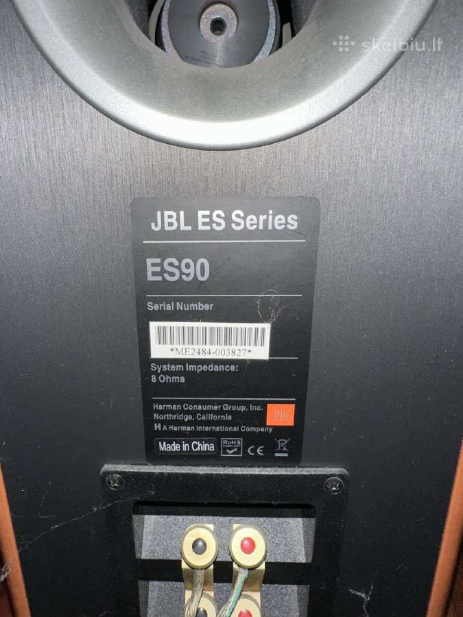 Jbl Es90 + Harman/kardon Avr 347 + Dvd 27 - nuotraukos Nr. 3