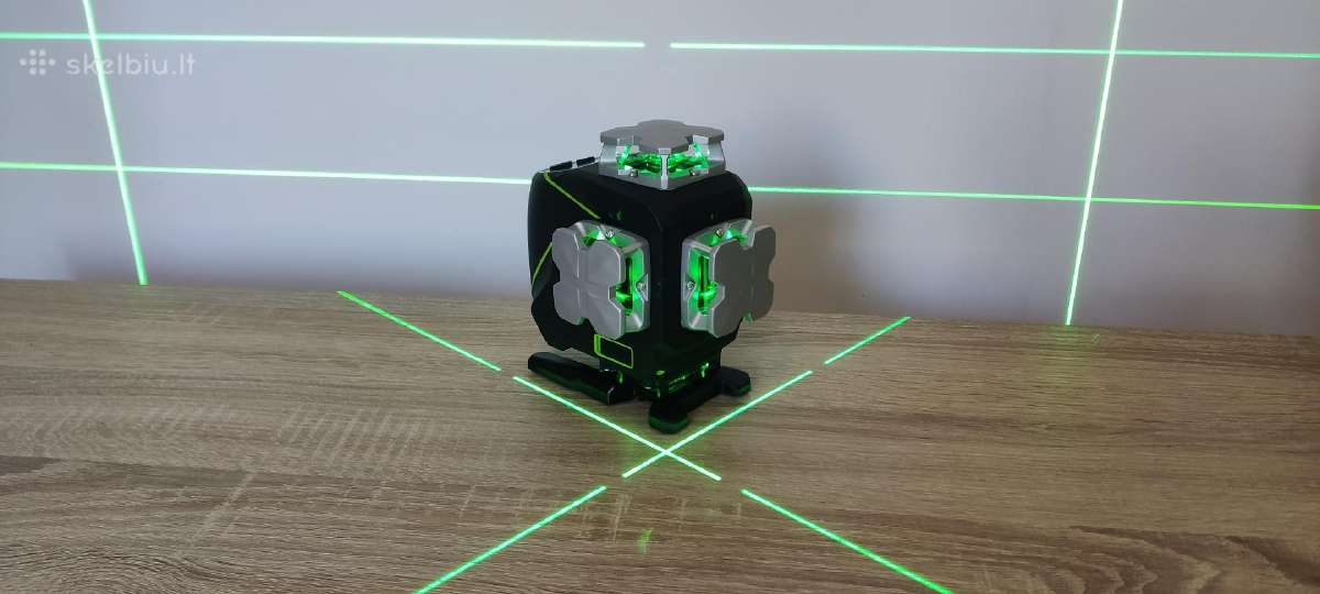 Profesionalus 4d nivelyras Huepar S04cg