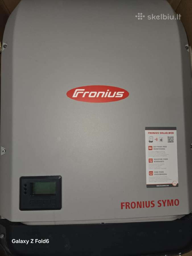 Fronius 2 inverterius (10 kw ir 15 kw)