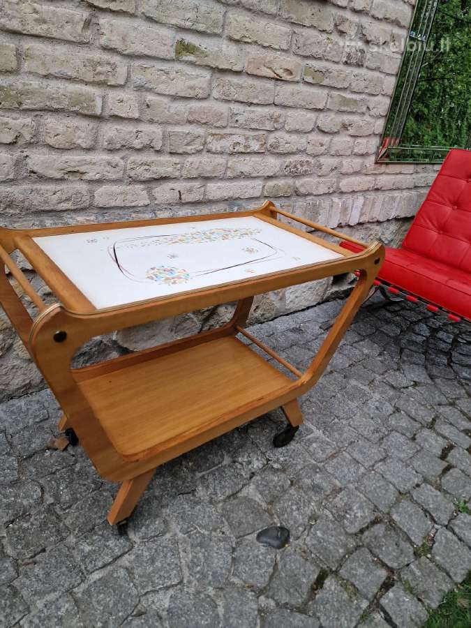 Vintažinis mid century servantas/kavos stalelis - nuotraukos Nr. 12